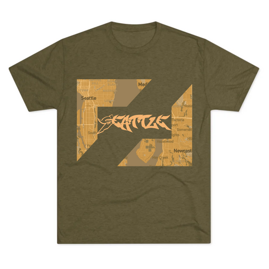 The Map Threads Tri-Blend Crew Tee – Wear Your World, Carry Your Story