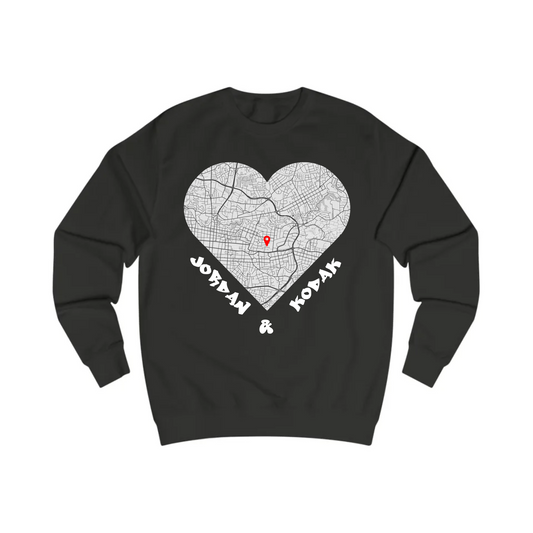 The Personalized Map Sweatshirt – Wrap Yourself in the Places That Matter Most