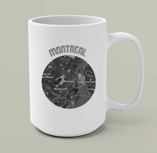 The Personalized Map White Mug – Sip Memories, One Place at a Time