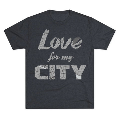 The Map Threads Tri-Blend Crew Tee – Wear Your World, Carry Your Story