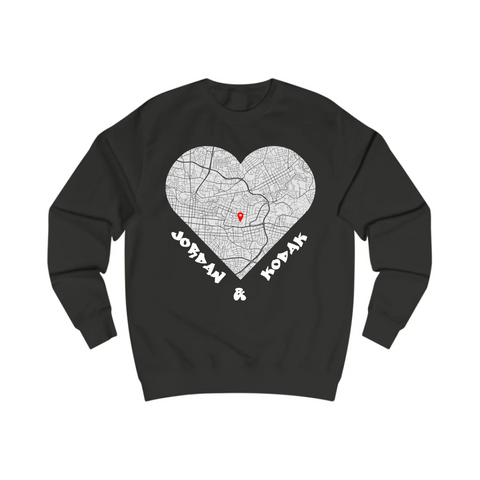 The Personalized Map Sweatshirt – Wrap Yourself in the Places That Matter Most