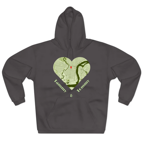 The Personalized Map Hoodie – Wear Your World, Carry Your Story