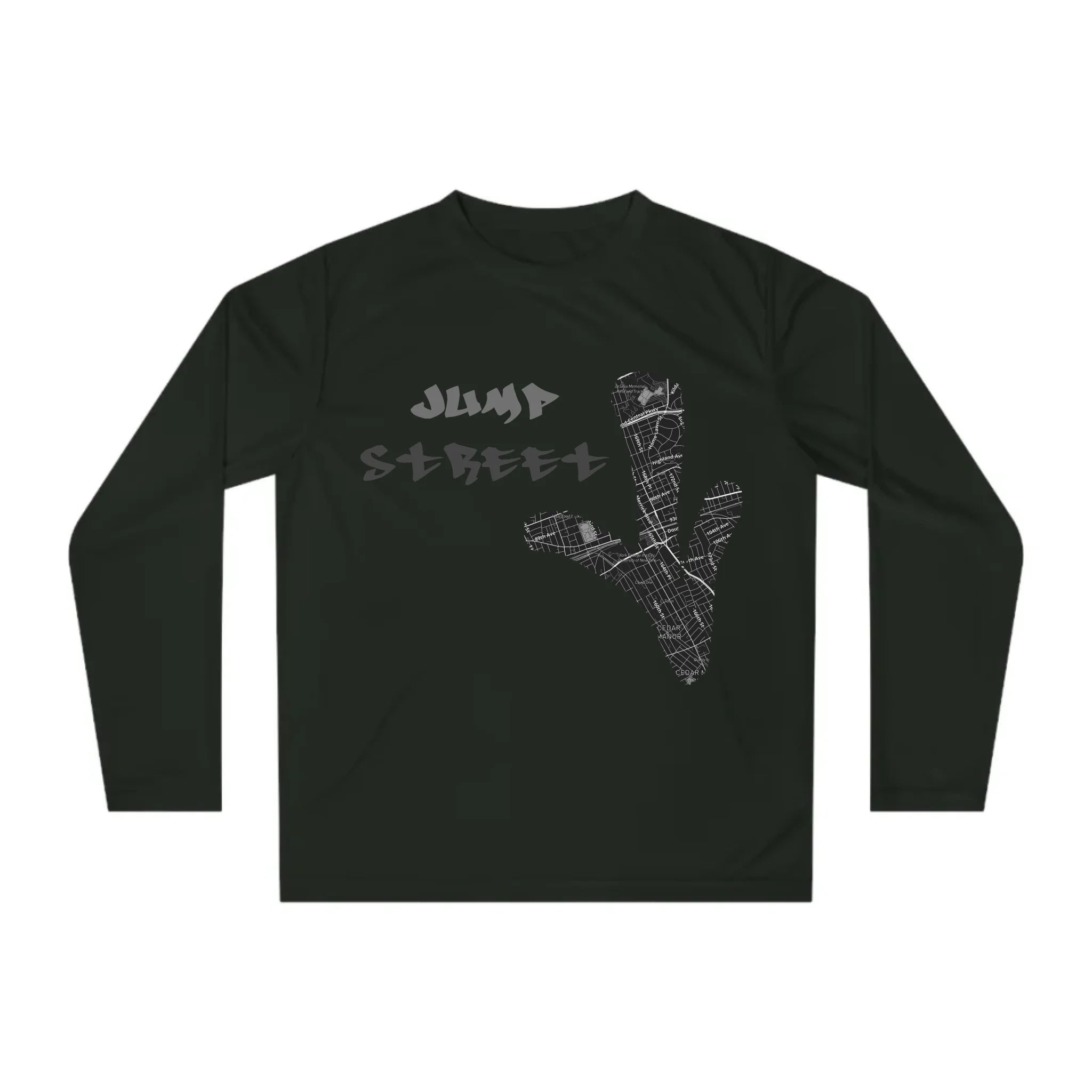 Unisex Performance Long Sleeve Shirt_Black
