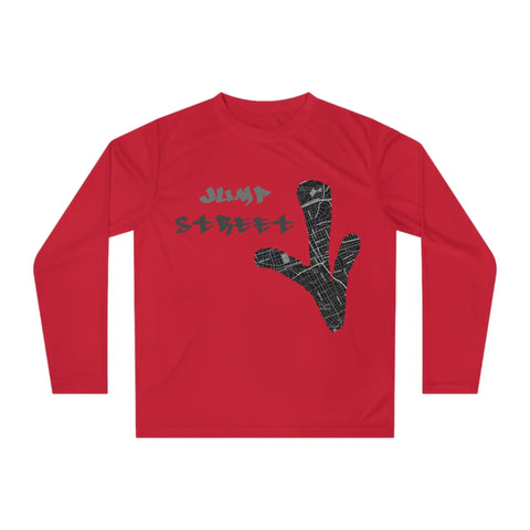 Unisex Performance Long Sleeve Shirt_SportRed