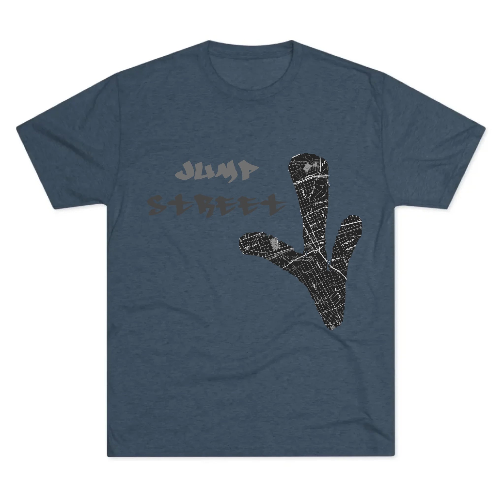 Unisex Tri-Blend Crew Tee_Indigo