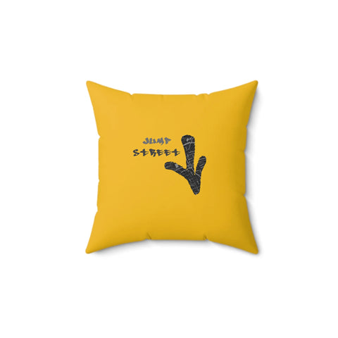 Spun Polyester Square Pillow_Yellow