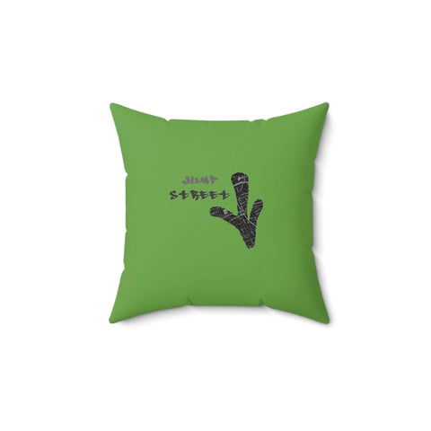 Spun Polyester Square Pillow_LightGreen