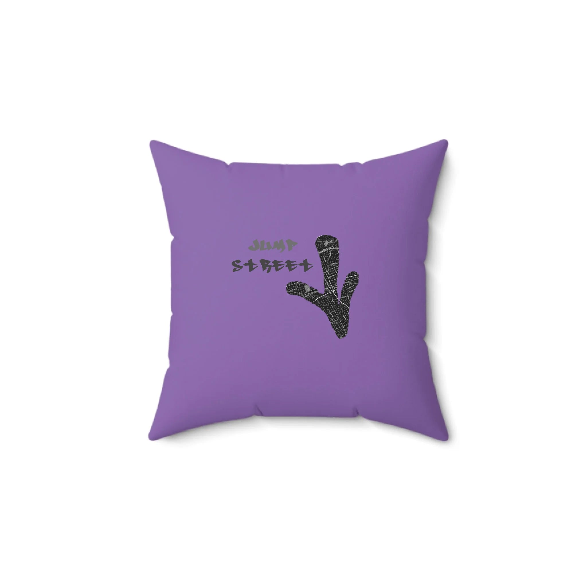 Spun Polyester Square Pillow_LightPurple