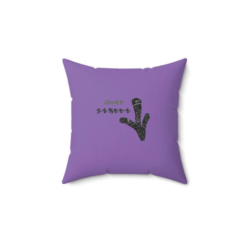 Spun Polyester Square Pillow_LightPurple