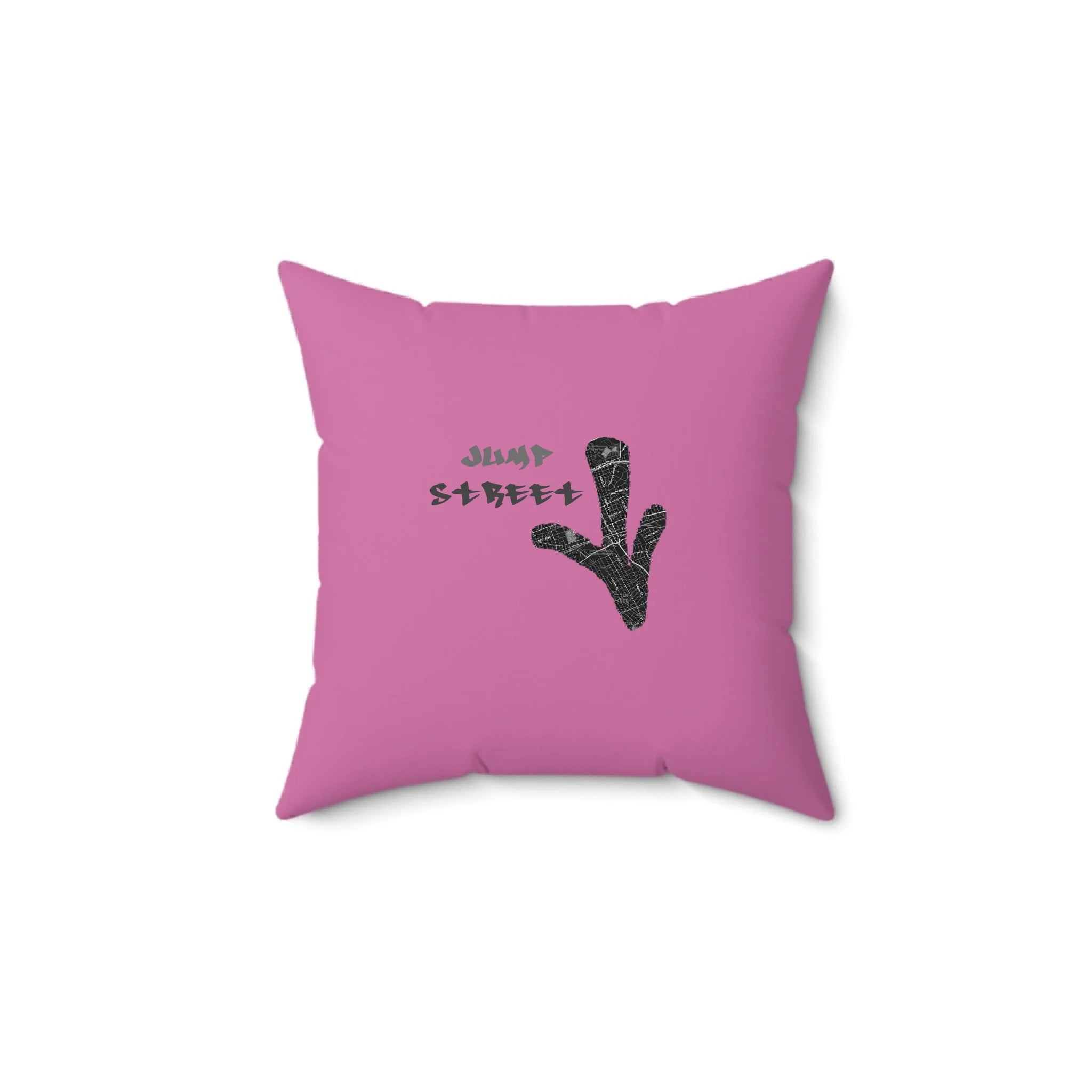 Spun Polyester Square Pillow_LightPink