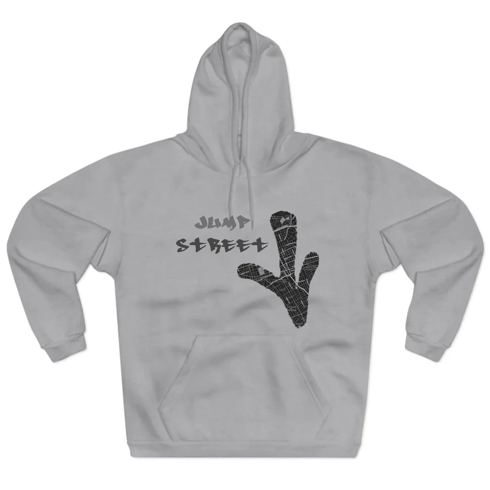 Unisex Pullover Hoodie_HeatherGray