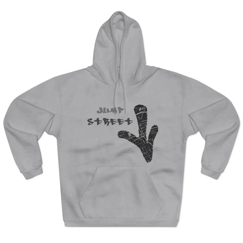 Unisex Pullover Hoodie_HeatherGray