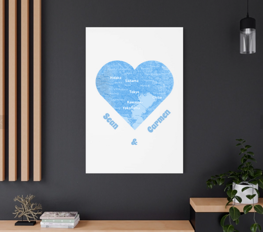 The Personalized Map Artwork – Turn Your Most Meaningful Places Into Timeless Masterpieces